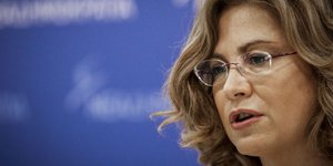 Η Μαρία Σπυράκη (Φωτογραφία: EUROKINISSI/ΓΙΑΝΝΗΣ ΠΑΝΑΓΟΠΟΥΛΟΣ)