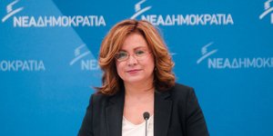 Η εκπρόσωπος Τύπου της ΝΔ Μαρία Σπυράκη