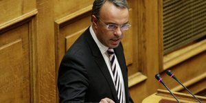 Χρήστος Σταϊκούρας (Φωτογραφία: ΓΙΑΝΝΗΣ ΠΑΝΑΓΟΠΟΥΛΟΣ/ EUROKINISSI)