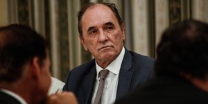 Συνέντευξη Τύπου του Γ. Σταθάκη μετά τη συνάντηση με τους μεταλλωρύχους /Φωτογραφία Αρχείου: Alexandros Michailidis / SOOC