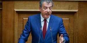Ο Σταύρος Θεοδωράκης / Φωτογραφία: EUROKINISSI