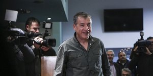 Ο επικεφαλής του Ποταμιού Σταύρος Θεοδωράκης- φωτογραφία sooc.gr