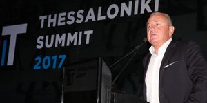 Ο διευθύνων σύμβουλος της Ελληνικά Πετρέλαια στο βήμα του του «Thessaloniki Summit»