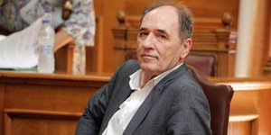 Ο Γιώργος Σταθάκης μίλησε για τη ΛΑΡΚΟ/Φωτογραφία: EUROKINISSI