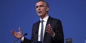 Ο Γενς Στόλτενμπεργκ/ Φωτογραφία: AP- Francisco Seco