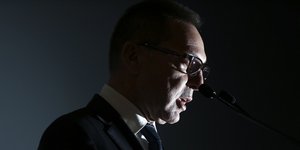 Ο διοικητής της ΤτΕ Γιάννης Στουρνάρας -Φωτογραφία: Menelaos Myrillas / SOOC