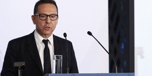 Ο Γιάννης Στουρνάρας (Φωτογραφία: EUROKINISSI/ΓΙΩΡΓΟΣ ΚΟΝΤΑΡΙΝΗΣ)