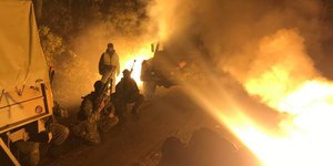 Στιγμιότυπο από τη νυχτερινή εκπαίδευση/ Φωτογραφία: ΓΕΣ