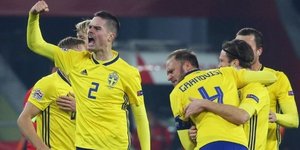 Οι Σουηδοί πανηγυρίζουν / Φωτογραφία: ΑΠΕ