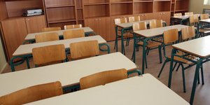 Αδεια σχολική αίθουσα -Φωτογραφία: ΜΟΤΙΟΝΤΕΑΜ/ΒΑΣΙΛΗΣ ΒΕΡΒΕΡΙΔΗΣ