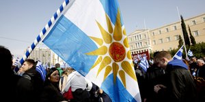 Συλλαλητήριο σήμερα στο Σύνταγμα για τη Μακεδονία/ Φωτογραφία αρχείου: EUROKINISSI- LATO KLODIAN