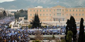 Νέα συγκέντρωση κατά της Συμφωνίας την Πέμπτη/ Φωτογραφία: EUROKINISSI- ΓΙΩΡΓΟΣ ΚΟΝΤΑΡΙΝΗΣ