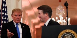 Τραμπ και Κάβανο/Φωτογραφία AP