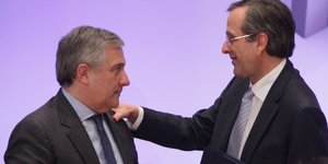 Η απάντηση αλά ιταλικά του Σαμαρά στον αντιπρόεδρο της Κομισιόν για το «Ζήτω η Ε