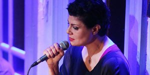 Η Τάνια Τρύπη επί σκηνής/ Φωτογραφία: NDP Photo Agency