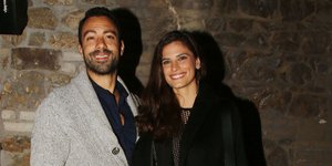 Η Χριστίνα Μπόμπα με τον Σάκη Τανιμανίδη (Φωτογραφία: NDPphoto)