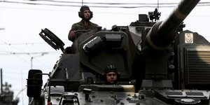 Τανκ του Ελληνικού Στρατού στην παρέλαση για τον εορτασμό της 25ης Μαρτίου-Φωτογραφία: Intimenews/Παναγιώτης Τζάμαρος