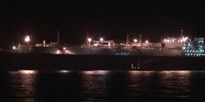 Στιγμιότυπο από την αποκόλληση του τάνκερ