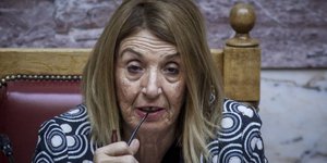 Αιχμές από την Τασία Χριστοδουλοπούλου / Φωτογραφία: Eurokinissi