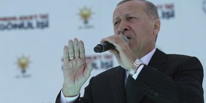 Ο Ρετζέπ Ταγίπ Ερντογάν/ Φωτογραφία: AP