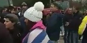 Συγκέντρωση διαμαρτυρίας στο τελωνείο Ευζώνων