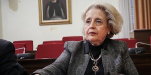 Η Βασιλική Θάνου (Φωτογραφία: EUROKINISSI/ΓΙΑΝΝΗΣ ΠΑΝΑΓΟΠΟΥΛΟΣ)