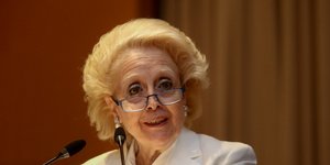 Η πρώην πρόεδρος του Αρείου Πάγου και υπηρεσιακή Πρωθυπουργός Βασιλική Θάνου- φωτογραφία intimenews