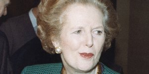 Η Μάργκαρετ Θάτσερ (Φωτογραφία: AP/ Martin Cleaver)