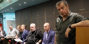 Η ΚΟ του Ποταμιού λίγο πριν διαλυθεί με την αποχώρηση Αμυρά -Φωτογραφία: Intimenews/ΛΙΑΚΟΣ ΓΙΑΝΝΗΣ