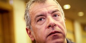 Ο Σταύρος Θεοδωράκης για τα επεισόδια στη Μυτιλήνη/Φωτογραφία: Eurokinissi