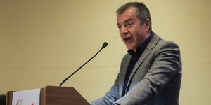 Ο Σταύρος Θεοδωράκης/ Φωτογραφία: EUROKINISSI- ΓΙΑΝΝΗΣ ΠΑΝΑΓΟΠΟΥΛΟΣ