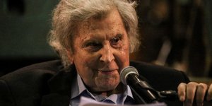 Ο Μίκης Θεοδωράκης (Φωτογραφία: EUROKINISSI/ΤΟ ΠΟΤΑΜΙ/ΘΟΔΩΡΗΣ ΜΑΝΩΛΟΠΟΥΛΟΣ)