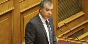 Ο Σταύρος Θεοδωράκης/ Φωτογραφία: EUROKINISSI- ΓΙΑΝΝΗΣ ΠΑΝΑΓΟΠΟΥΛΟΣ