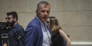 Ο Σταύρος Θεοδωράκης (Φωτογραφία: EUROKINISSI/ ΓΙΑΝΝΗΣ ΠΑΝΑΓΟΠΟΥΛΟΣ)