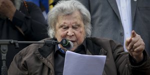 Ο Μίκης Θεοδωράκης/ Φωτογραφία: EUROKINISSI- ΓΙΑΝΝΗΣ ΠΑΝΑΓΟΠΟΥΛΟΣ