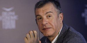 Ο Σταύρος Θεοδωράκης (Φωτογραφία: EUROKINISSI/ ΓΙΑΝΝΗΣ ΠΑΝΑΓΟΠΟΥΛΟΣ)