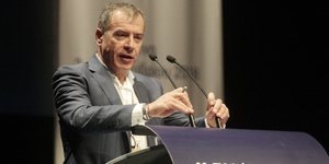 Ο Σταύρος Θεοδωράκης/ Φωτογραφία: EUROKINISSI- ΧΡΗΣΤΟΣ ΜΠΟΝΗΣ