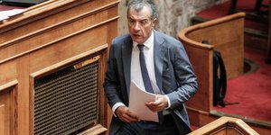 Μέσω Twitter σχολίασε ο Σταύρος Θεοδωράκης την επιλογή Παππά για τον ΟΑΣΘ (Φωτογραφία: EUROKINISSI/ΓΙΩΡΓΟΣ ΚΟΝΤΑΡΙΝΗΣ)