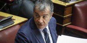 Ο Σταύρος Θεοδωράκης / Φωτογραφία: Eurokinissi