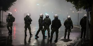 Δεκάδες προσαγωγές για τα επεισόδια στη Θεσσαλονίκη/ Φωτογραφία: ΜΟΤΙΟΝΤΕΑΜ- ΦΑΝΗ ΤΡΥΨΑΝΗ