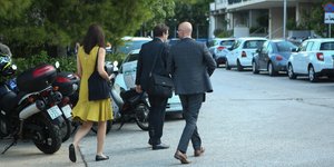 Από την πρώτη μέρα των συναντήσεων με τους θεσμούς στο υπουργείο Δικαιοσύνης/Φωτογραφία: Intimenews