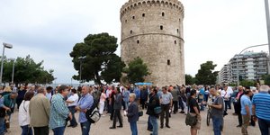 Συγκέντρωση διαμαρτυρίας στη Θεσσαλονίκη/Φωτογραφία αρχείου: Eurokinissi