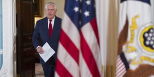 Ο Τίλερσον διέψευσε τις φήμες για κόντρα του με τον Τραμπ (Φωτογραφία: AP/ Cliff Owen)