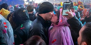 Πρωτοχρονιά στην Times Square/ Φωτογραφία: AP