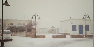 Χιόνια στην Τήνο