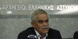 Ο αναπληρωτής υπουργός Προστασίας του Πολίτη Νίκος Τόσκας / Φωτογραφία: Eurokinissi
