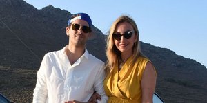 Ο Αποστόλης Τότσικας και η Ρούλα Ρέβη/ Φωτογραφία: NDP Photo Agency