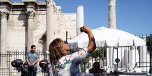 τουρίστες στην Αθήνα/Φωτογραφία: SOOC