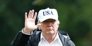 O Ντόναλντ Τραμπ σχολίασε μέσω Twitter την τρομοκρατική επίθεση στο Λονδίνο / (AP Photo/Alex Brandon)