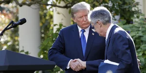 O Nτόναλντ Τραμπ με τον Πάουελ / (AP Photo/Pablo Martinez Monsivais)